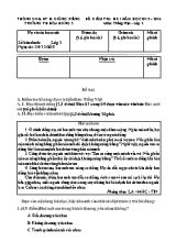Đề kiểm tra học kỳ I môn Tiếng Việt + Toán Lớp 2 - Năm học 2015-2016 - Trường TH Hòa Hưng 3 (Có đáp án)